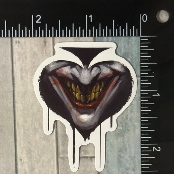 🌀10/$10🌀 The Joker Harley Quinn Reusable Waterproof Vinyl Sticker Decal - Picture 1 of 1